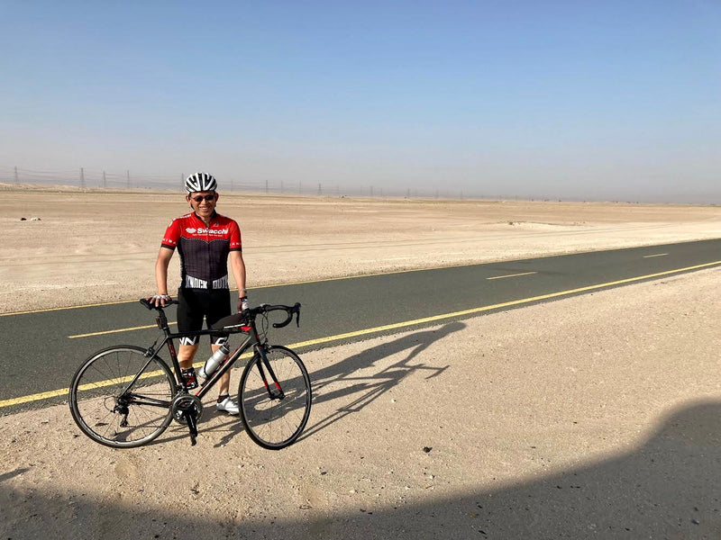 ドバイ Al Qudra cycle track に サイクリング 行ってきました！！