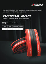 画像をギャラリービューアに読み込む, Vittoria CORSA PRO TLR Red Sidewall Limited