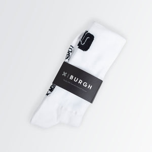 Burgh Cycling Scissors Sock - White