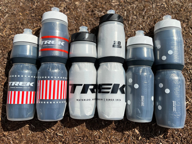 暑い日のロングライドで、より多くの水分をしっかり保冷して運べるTREK ウォーターボトル入荷！！
