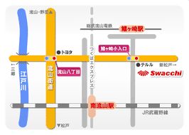 SPORTS CYCLE SHOP Swacchi アクセスの仕方