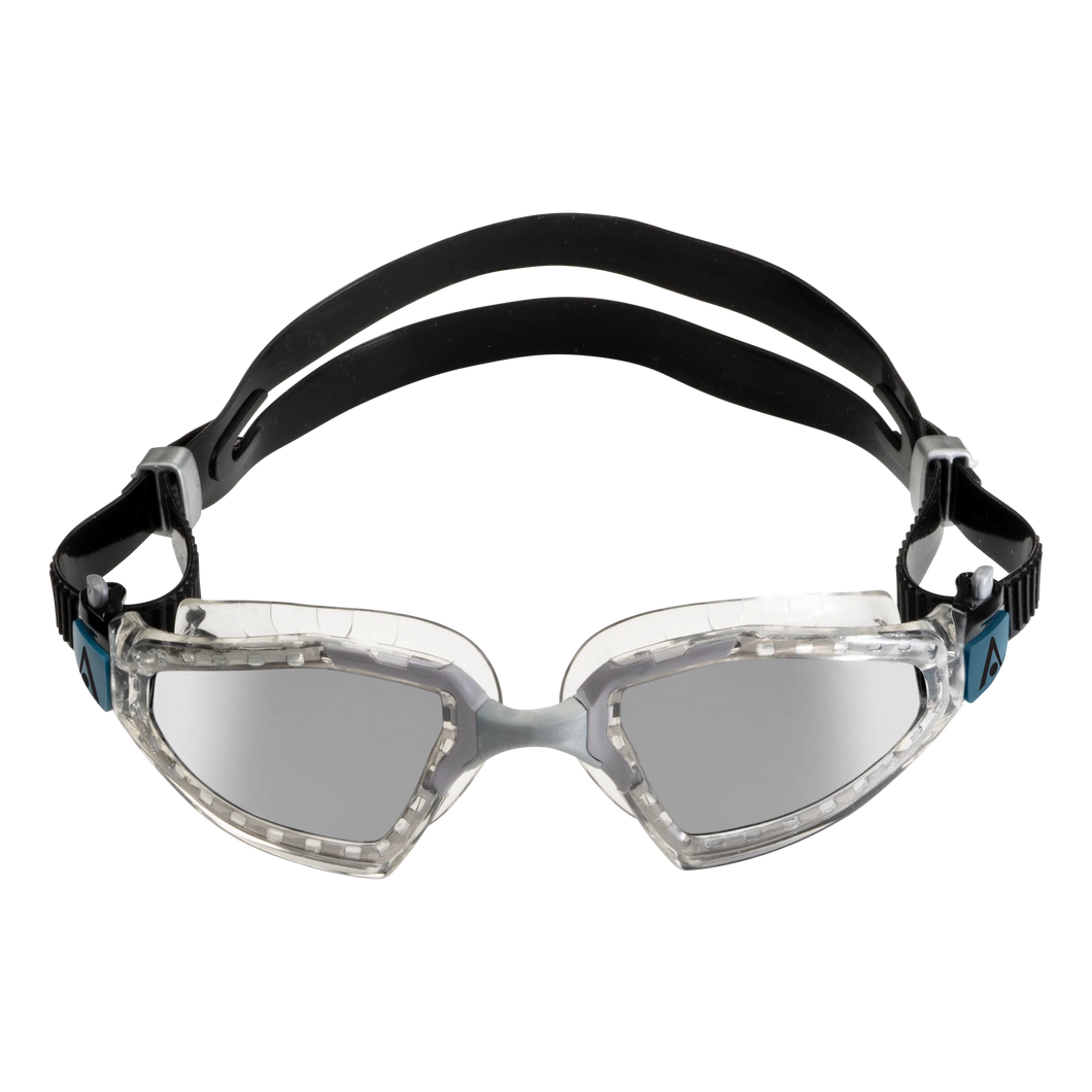 AQUASPHERE swim goggles 197240 Kayenne Pro Clear/Grey Silver Titanium Mirror Lens