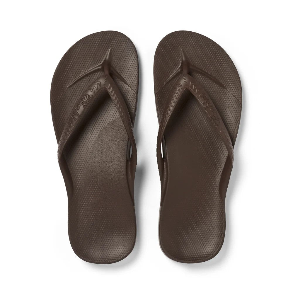 Archies Arch Support Thongs Sandals Brown アーチーズ アーチ