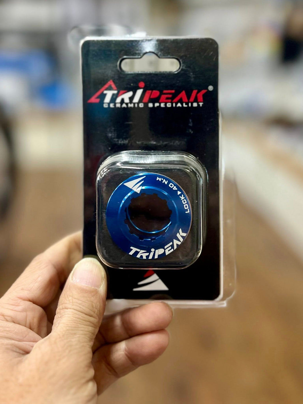 Aluminum center lock rotor lock ring dark blue – SPORTS CYCLE SHOP Swacchi