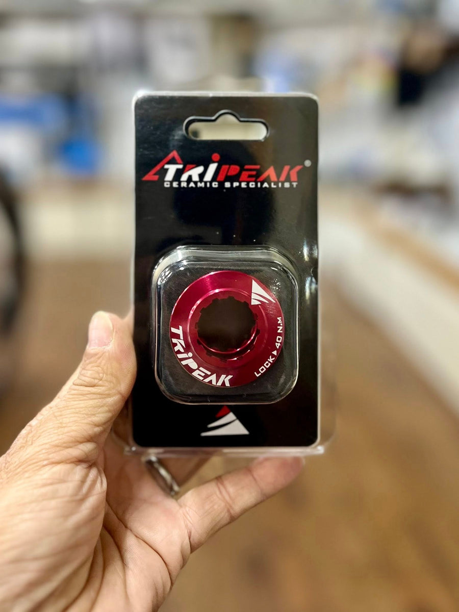 Aluminum center lock rotor lock ring RED – SPORTS CYCLE SHOP Swacchi