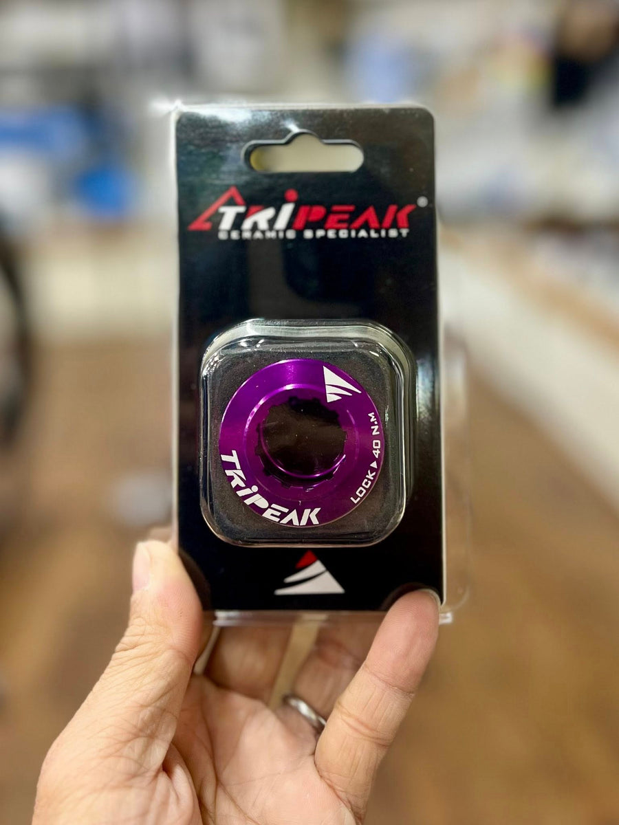 Aluminum center lock rotor lock ring purple – SPORTS CYCLE SHOP Swacchi