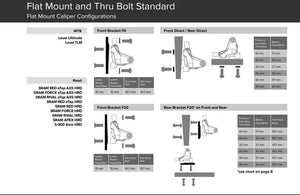 Flat Mount Caliper Bolts - Titanium