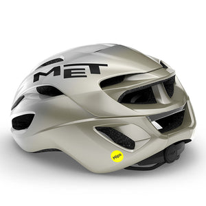 MET RIVALE MIPS SILVER GRAY/ GLOSSY ROUND FIT – SPORTS CYCLE SHOP 