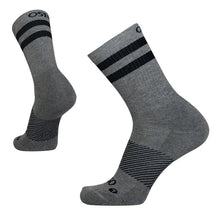 画像をギャラリービューアに読み込む, Wicked Comfort Socks Crew Charcoal with Black Stripes
