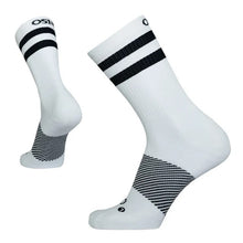 画像をギャラリービューアに読み込む, OS1st Wicked Comfort Socks Crew White with Black Stripes オーエスファースト ウィキッドコンフォートソックス クルー ホワイト/ブラックストライプ
