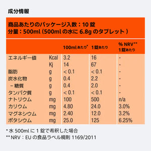 PH 1000 電解質タブレット（1本/10錠入）