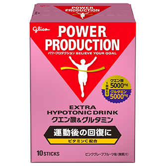グリコ Power Production エキストラハイポトニックドリンク クエン酸＆グルタミン 賞味期限2026.01