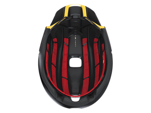 Trek Ballista MIPS Asian Fit Road Bike Helmet Black/Red (dark) ; Finish / Matte