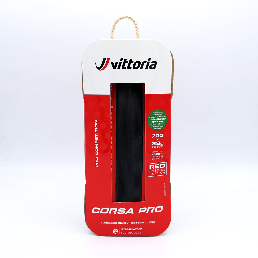 Vittoria Corsa Pro TLR28c レッドサイドウォール2本 Vittoria CORSA PRO TLR Red Sidewall Limited – SPORTS CYCLE SHOP