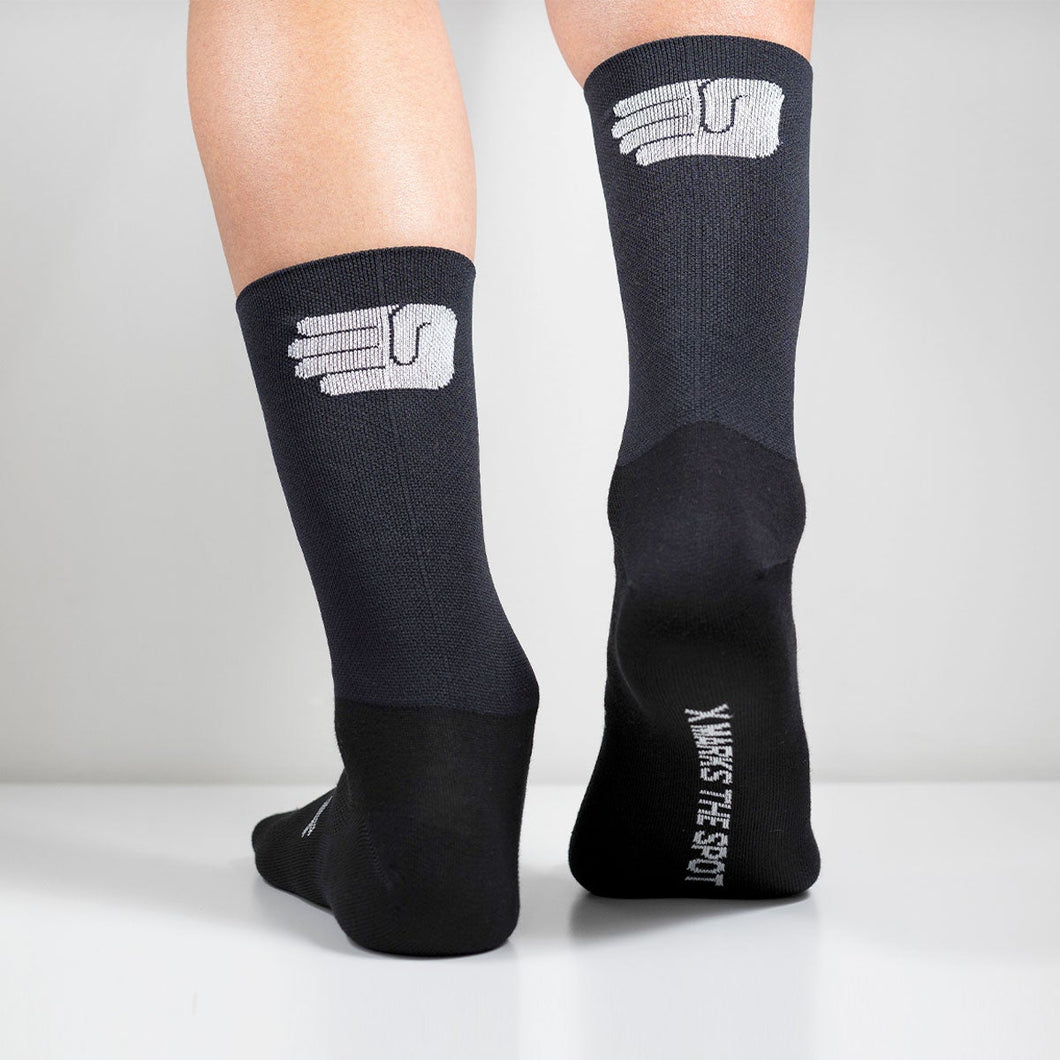 Burgh Cycling Paper Sock - Black